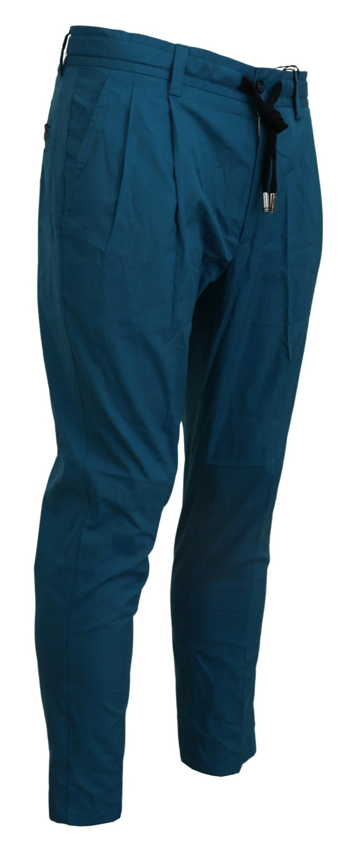 Dolce &amp; Gabbana Sample Sale Dolce &amp; Gabbana Blue Cotton Chinos Trousers Pants - | Designer outlet