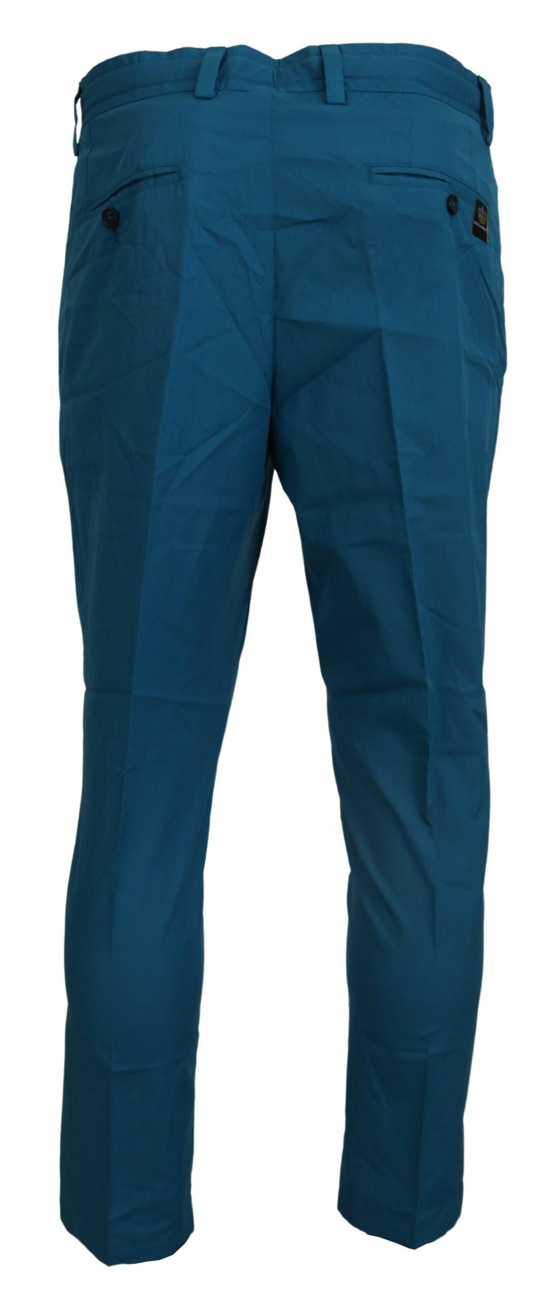 Dolce &amp; Gabbana Sample Sale Dolce &amp; Gabbana Blue Cotton Chinos Trousers Pants - | Designer outlet