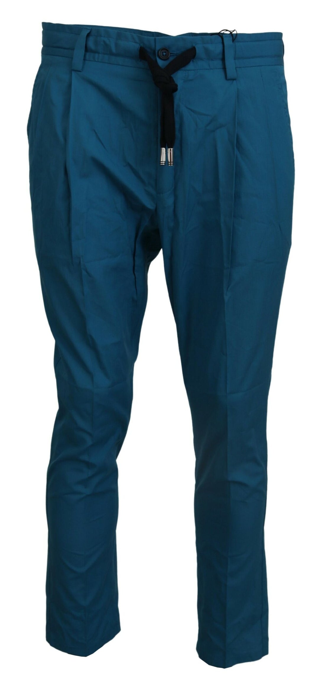 Dolce &amp; Gabbana Sample Sale Dolce &amp; Gabbana Blue Cotton Chinos Trousers Pants - | Designer outlet