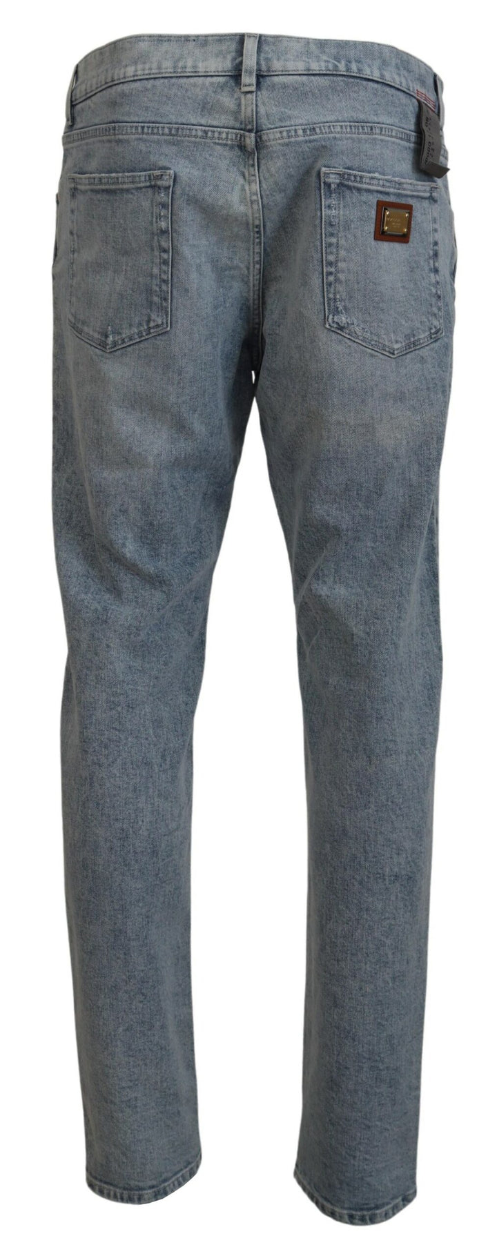Dolce &amp; Gabbana Sample Sale Dolce &amp; Gabbana Blue Wash Slim Fit Cotton Denim Jeans - | Designer outlet