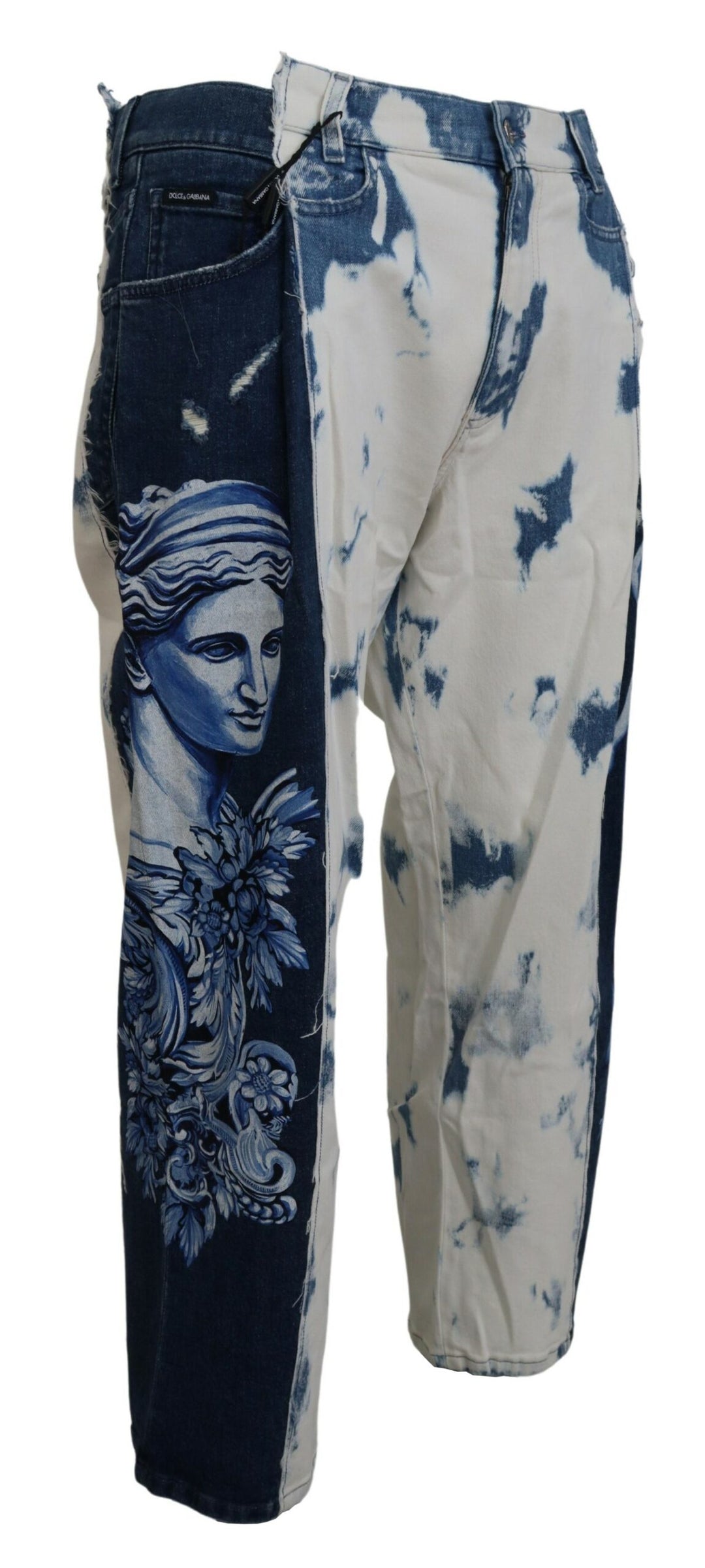 Dolce &amp; Gabbana Sample Sale Dolce &amp; Gabbana Blue Ceasar Denim Cotton Loose Fit Jeans - | Designer outlet
