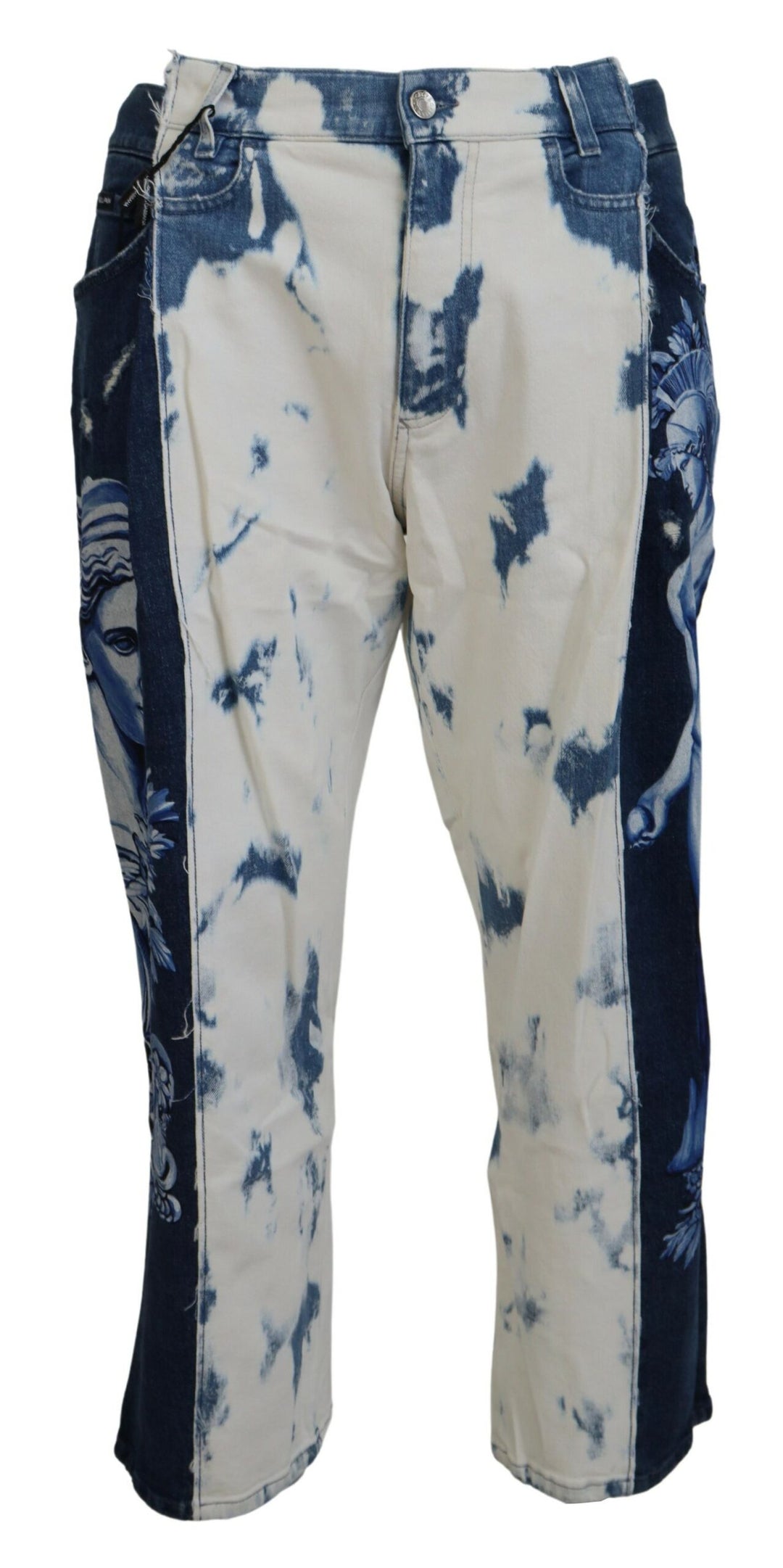 Dolce &amp; Gabbana Sample Sale Dolce &amp; Gabbana Blue Ceasar Denim Cotton Loose Fit Jeans - | Designer outlet
