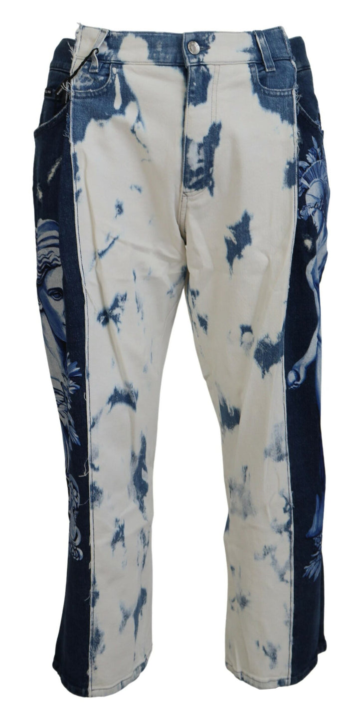 Dolce &amp; Gabbana Sample Sale Dolce &amp; Gabbana Blue Ceasar Denim Cotton Loose Fit Jeans - | Designer outlet