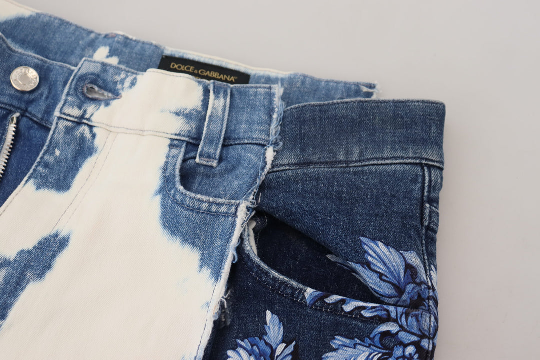 Dolce &amp; Gabbana Sample Sale Dolce &amp; Gabbana Blue Ceasar Denim Cotton Loose Fit Jeans - | Designer outlet