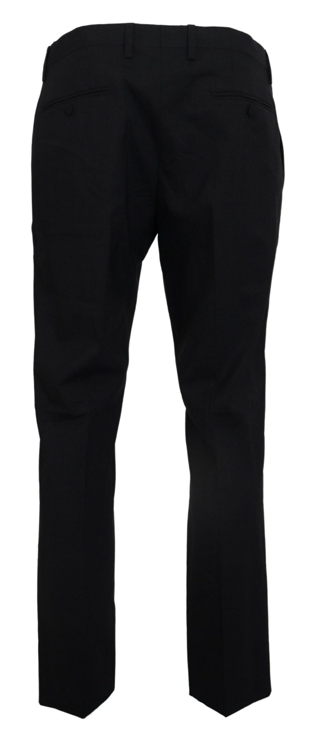 Dolce &amp; Gabbana Sample Sale Dolce &amp; Gabbana Gray Wool Stretch Dress Formal Slim Fit Pant - | Designer outlet
