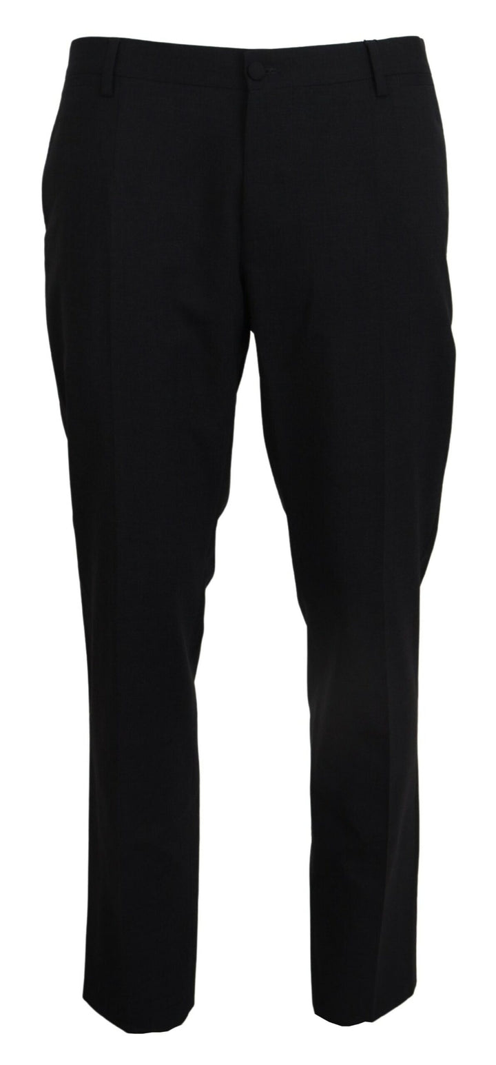 Dolce &amp; Gabbana Sample Sale Dolce &amp; Gabbana Gray Wool Stretch Dress Formal Slim Fit Pant - | Designer outlet