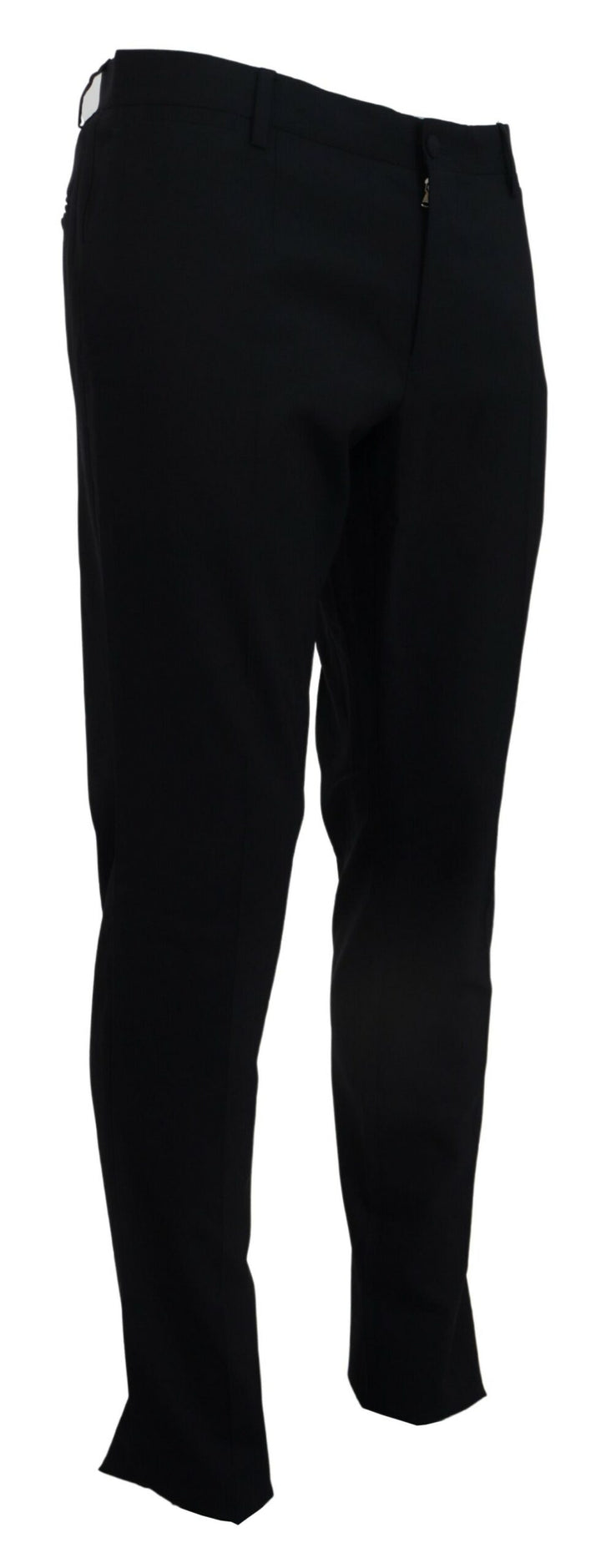 Dolce &amp; Gabbana Sample Sale Dolce &amp; Gabbana Blue Wool Stretch Dress Formal Slim Fit Pant - | Designer outlet