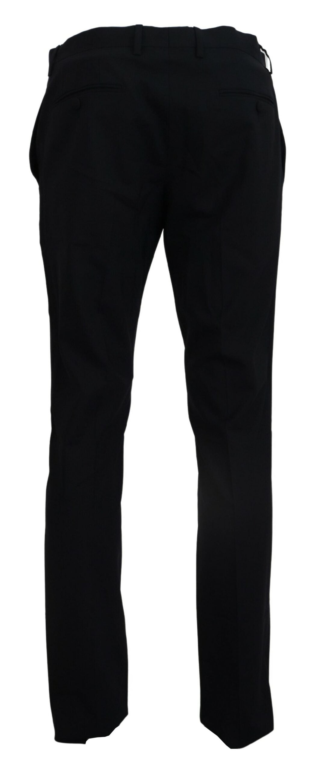 Dolce &amp; Gabbana Sample Sale Dolce &amp; Gabbana Blue Wool Stretch Dress Formal Slim Fit Pant - | Designer outlet