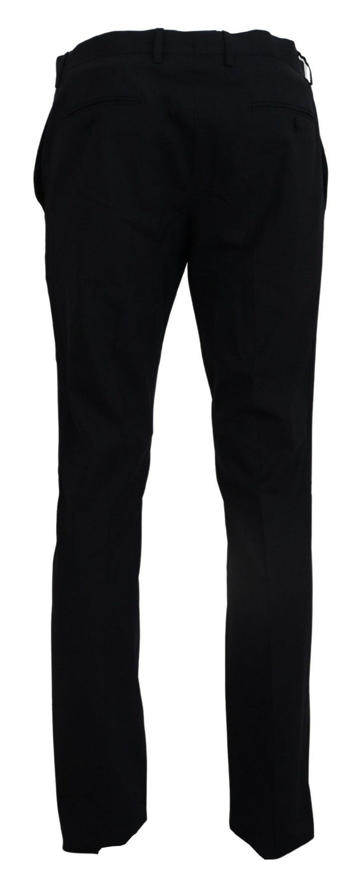 Dolce &amp; Gabbana Sample Sale Dolce &amp; Gabbana Blue Wool Stretch Dress Formal Slim Fit Pant - | Designer outlet