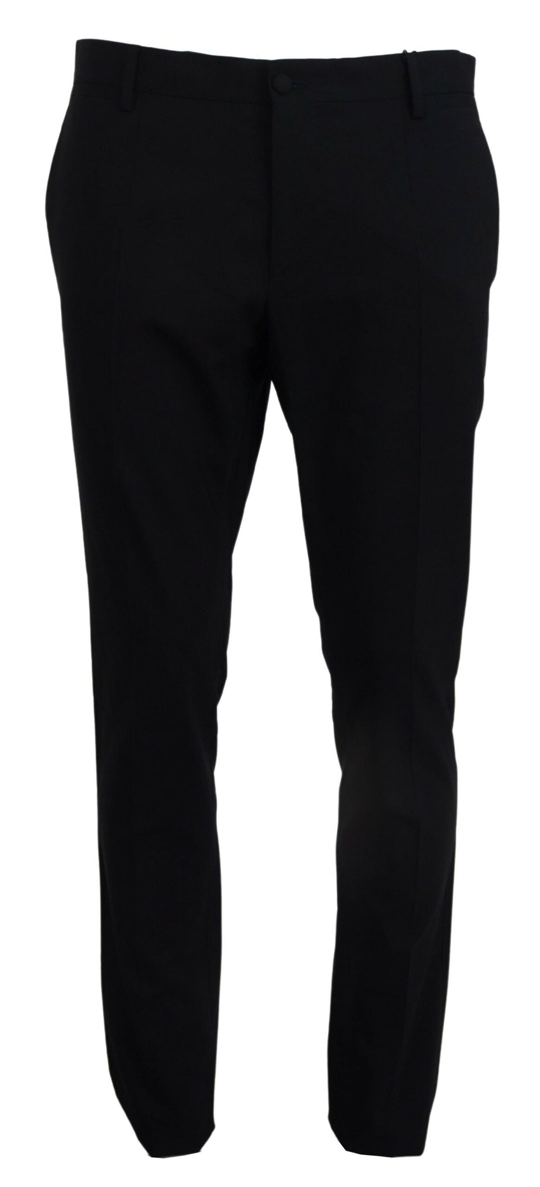 Dolce &amp; Gabbana Sample Sale Dolce &amp; Gabbana Blue Wool Stretch Dress Formal Slim Fit Pant - | Designer outlet