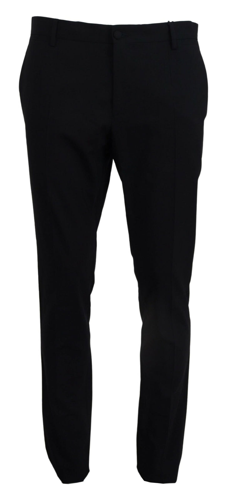 Dolce &amp; Gabbana Sample Sale Dolce &amp; Gabbana Blue Wool Stretch Dress Formal Slim Fit Pant - | Designer outlet