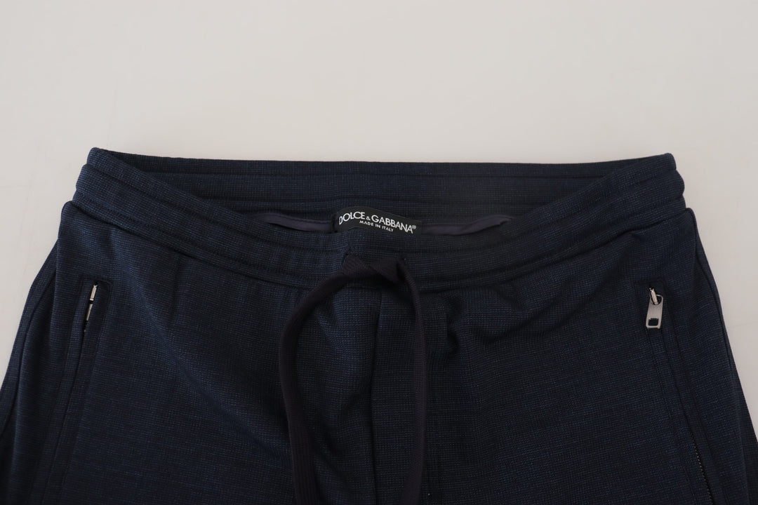 Dolce &amp; Gabbana Sample Sale Dolce &amp; Gabbana Blue Mens Sport Cotton Sweatpants Pants - | Designer outlet