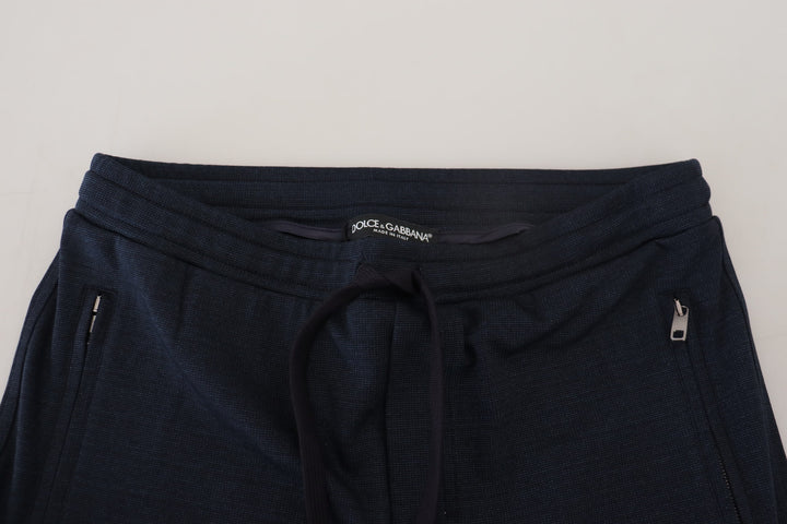 Dolce &amp; Gabbana Sample Sale Dolce &amp; Gabbana Blue Mens Sport Cotton Sweatpants Pants - | Designer outlet