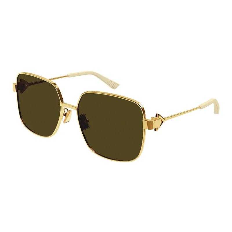 Bottega Veneta Sunglasses Rectangle Full Rim