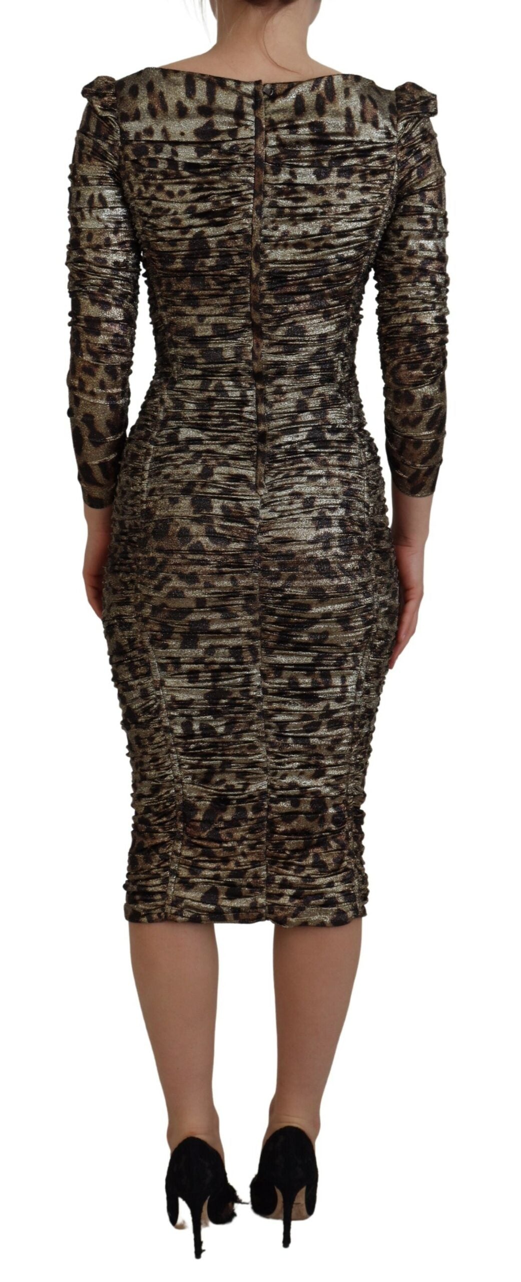 leopard dress designer Leopard Print Just Cavalli Designer A Line High Low Shift Dress . For Sale at Ruby Lane