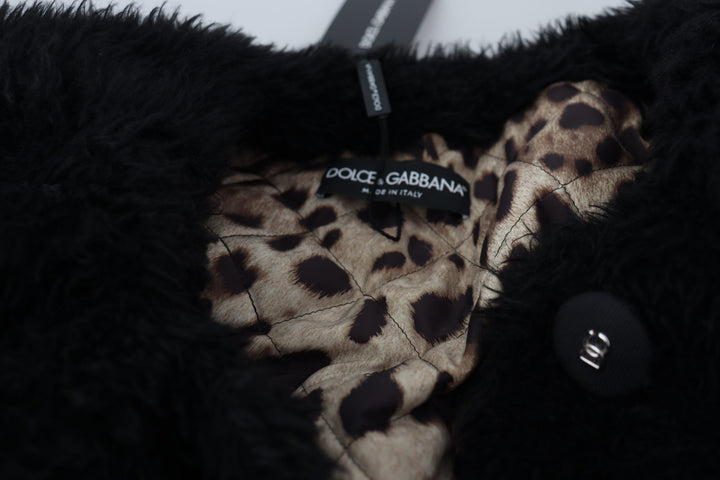 Dolce & Gabbana - Dolce & Gabbana Elegant Black Cashmere Blend Overcoat Jacket - JKT3500 - 40 - Ask Me Wear