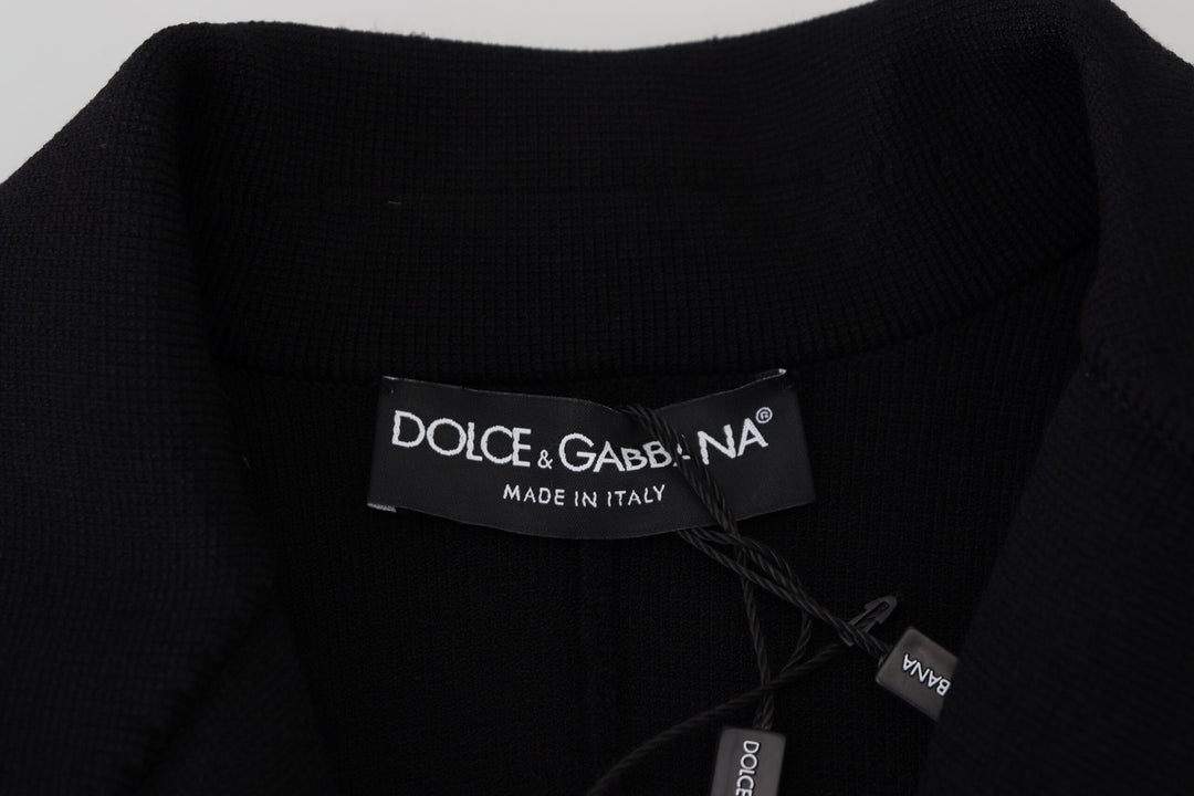 Dolce & Gabbana Elegant Black Long Sleeve Jacket