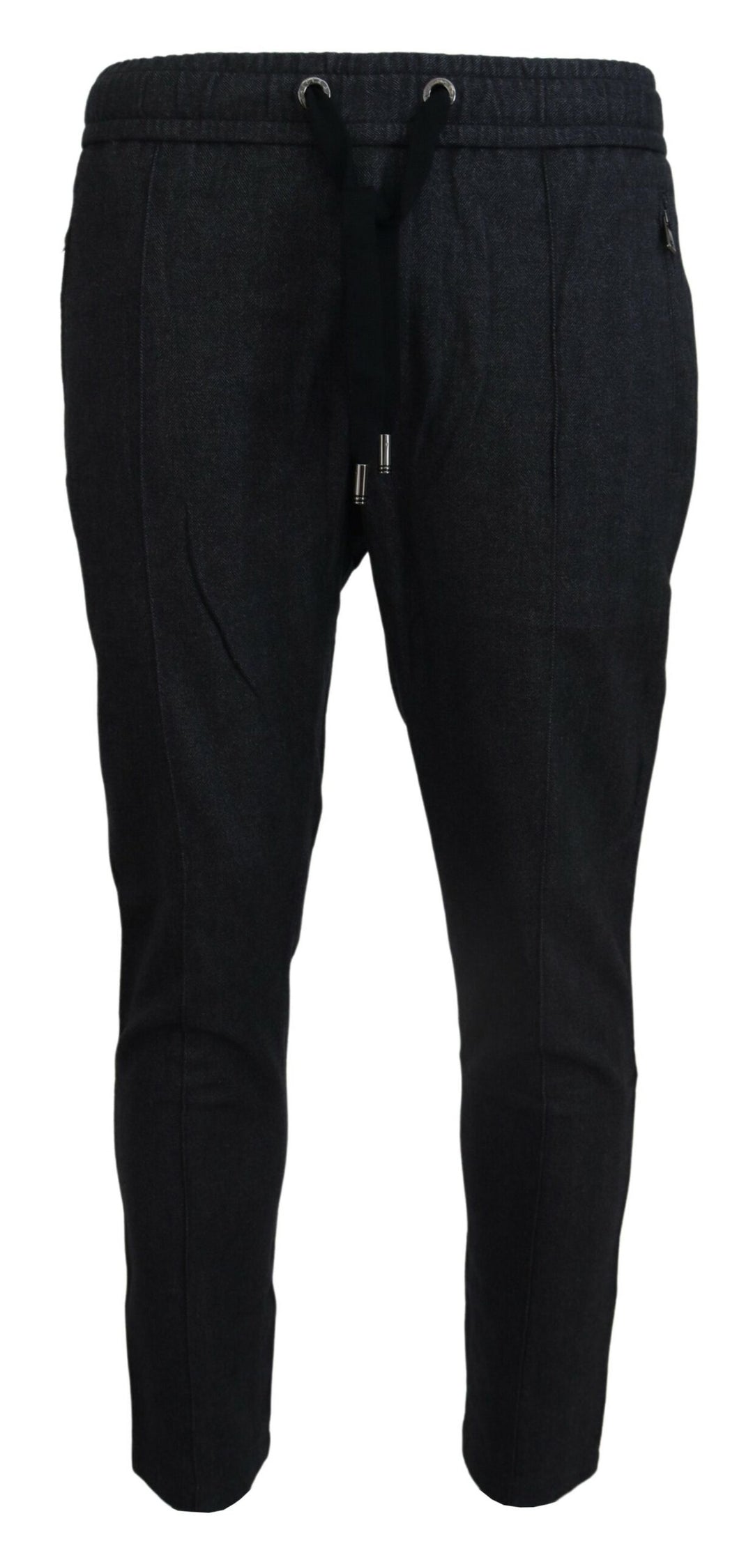 Dolce &amp; Gabbana Gray Cotton Jogger Men Pants by Dolce &amp; Gabbana outlet now on sale