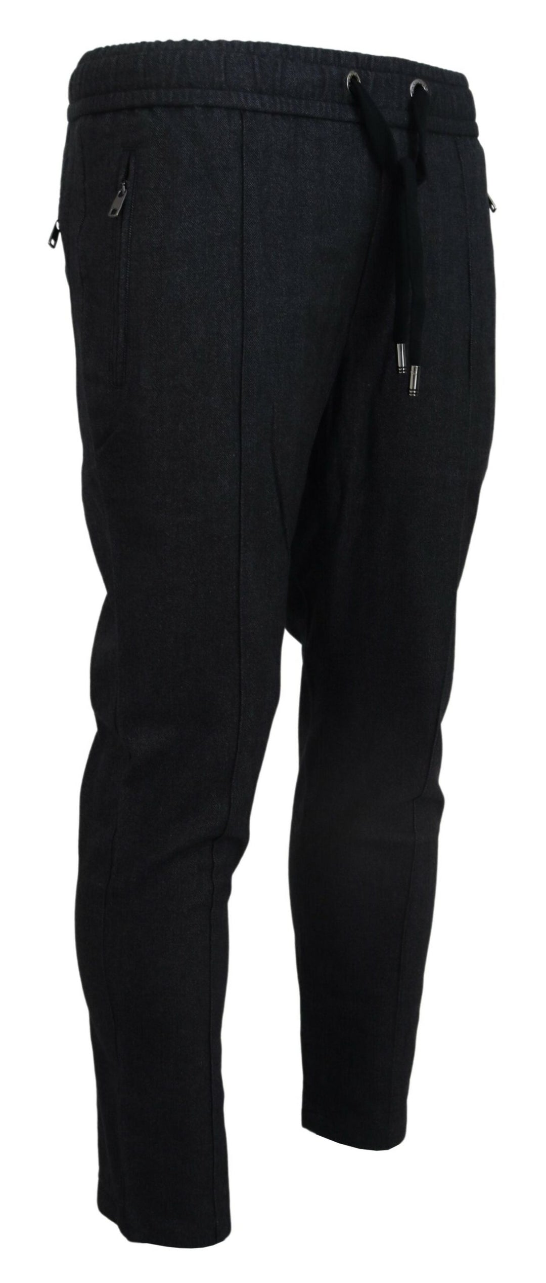 Dolce &amp; Gabbana Gray Cotton Jogger Men Pants by Dolce &amp; Gabbana outlet now on sale