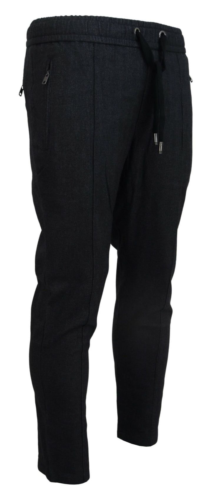 Dolce &amp; Gabbana Gray Cotton Jogger Men Pants by Dolce &amp; Gabbana outlet now on sale