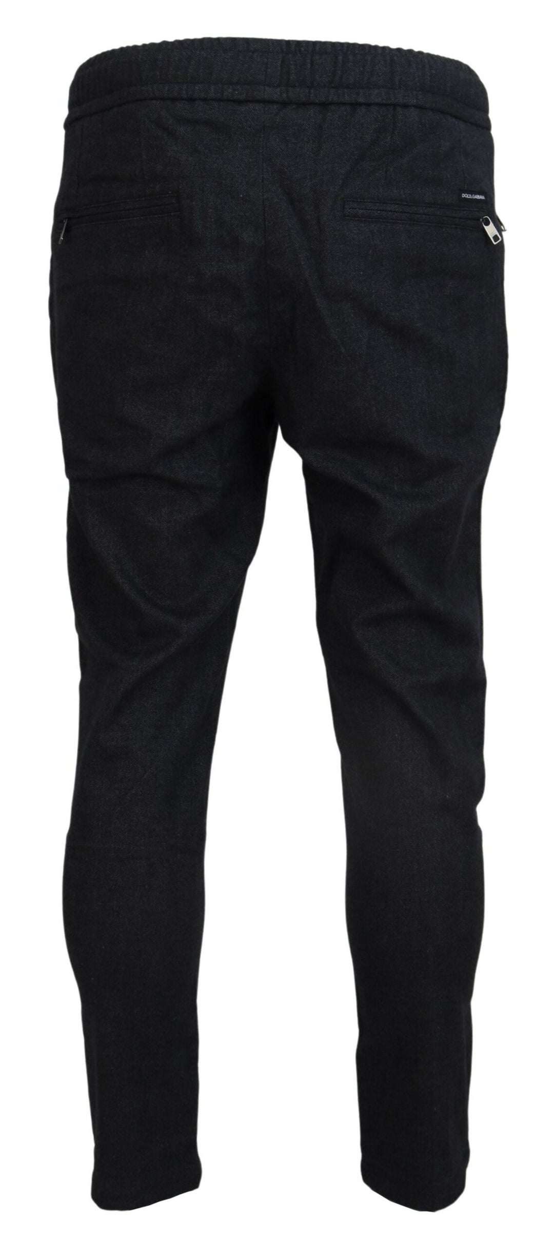 Dolce &amp; Gabbana Sample Sale Dolce &amp; Gabbana Gray Cotton Jogger Men Pants - | Designer outlet
