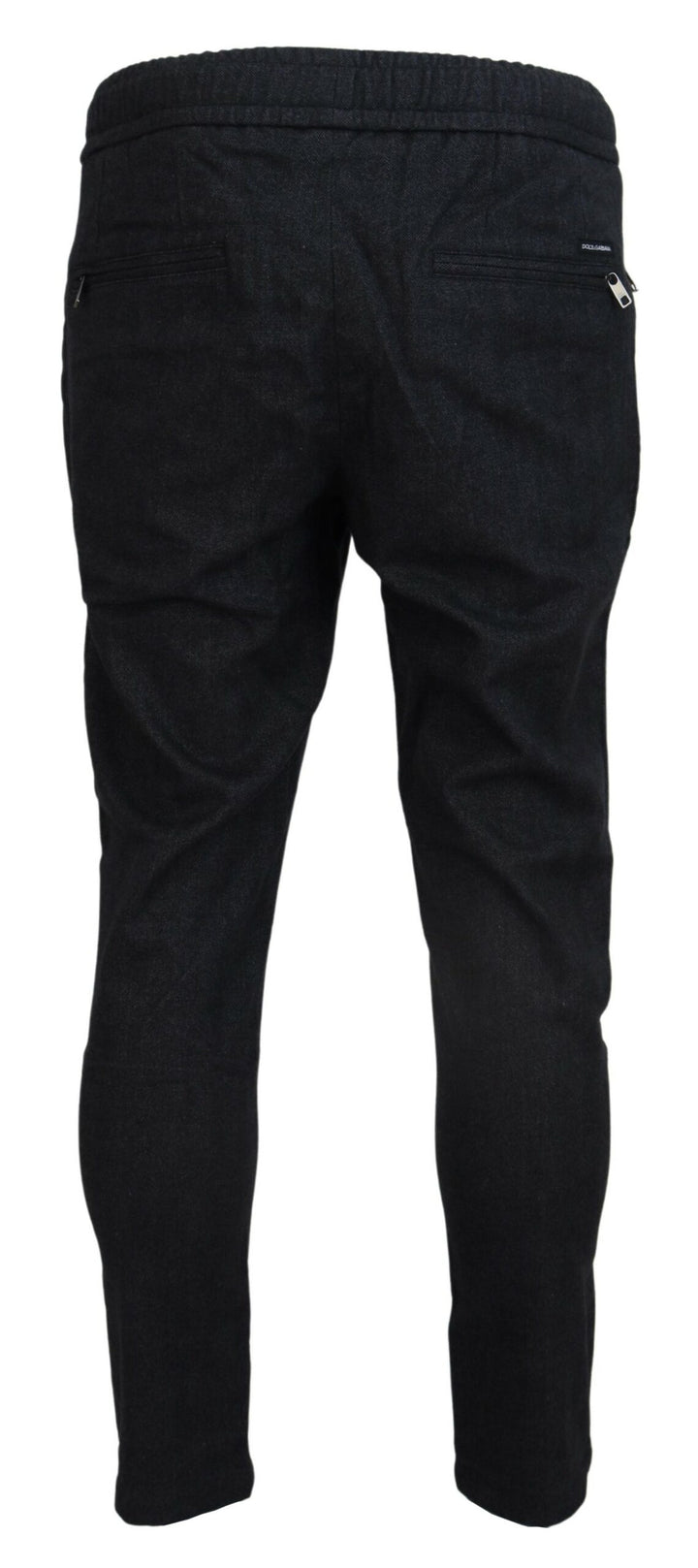 Dolce &amp; Gabbana Sample Sale Dolce &amp; Gabbana Gray Cotton Jogger Men Pants - | Designer outlet