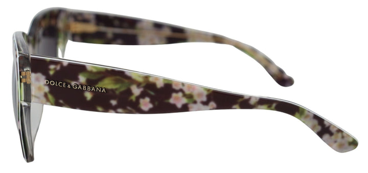 Dolce & Gabbana Elegant Black Multicolor Gradient Sunglasses