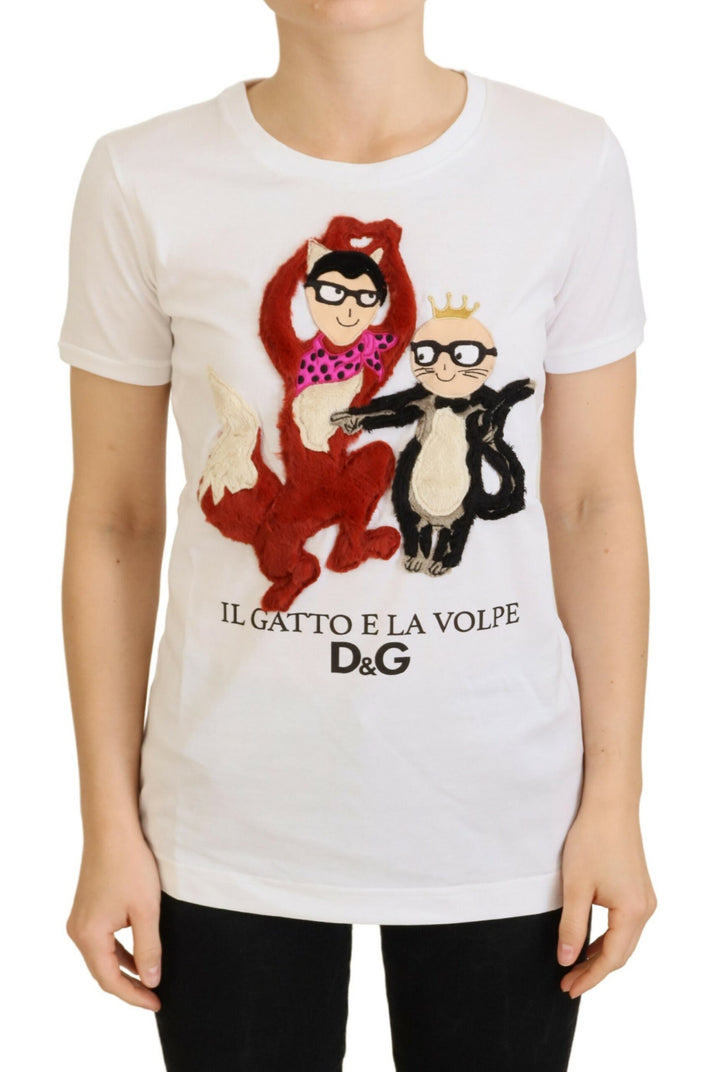 Dolce & Gabbana Iconic Prints Designer Cotton Tee