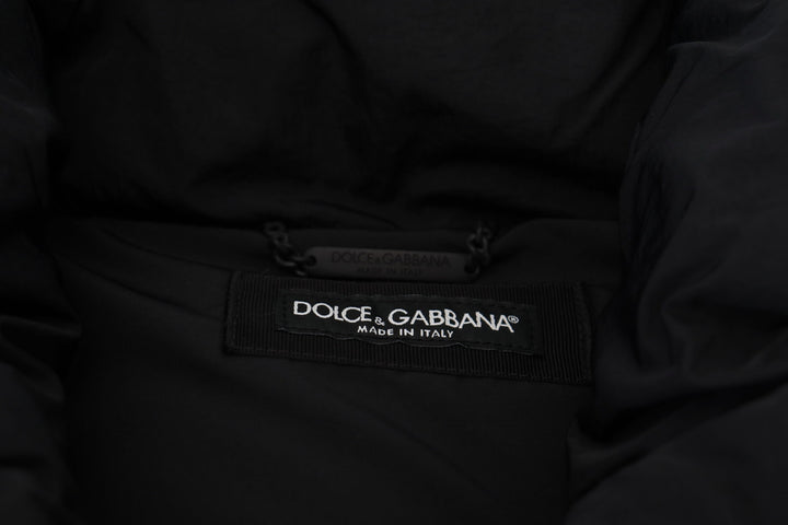 Dolce & Gabbana - Dolce & Gabbana Elegant Black Sleeveless Vest Jacket - JKT3607 - 50 - Ask Me Wear