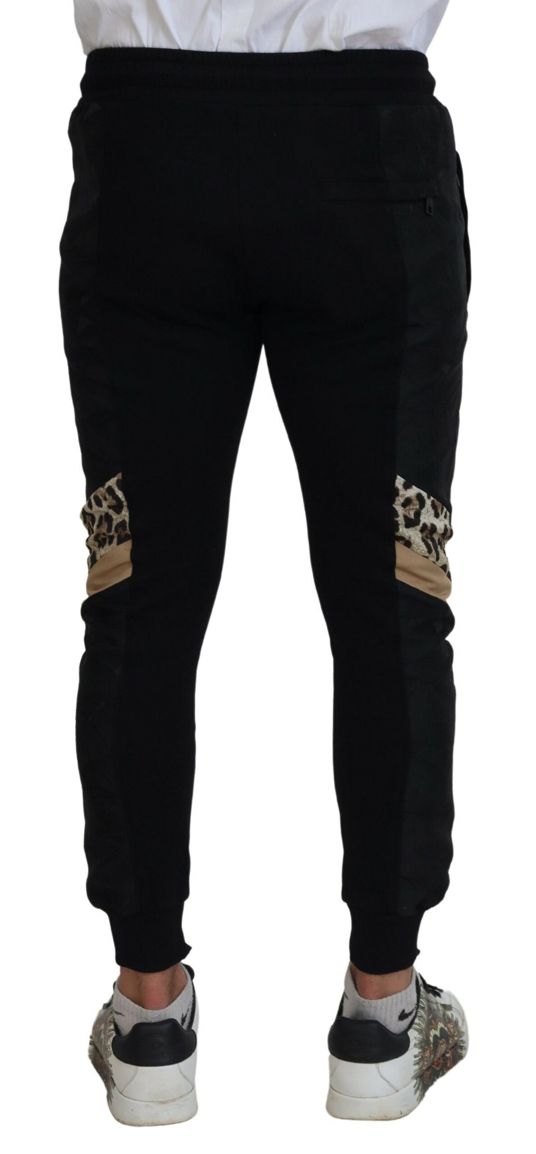 Dolce &amp; Gabbana Black Polyester Skinny Jogger Men Pants by Dolce &amp; Gabbana outlet now on sale