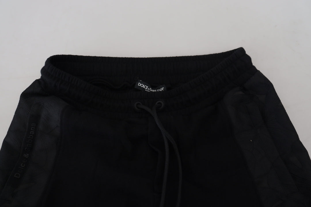 Dolce &amp; Gabbana Black Polyester Skinny Jogger Men Pants by Dolce &amp; Gabbana outlet now on sale