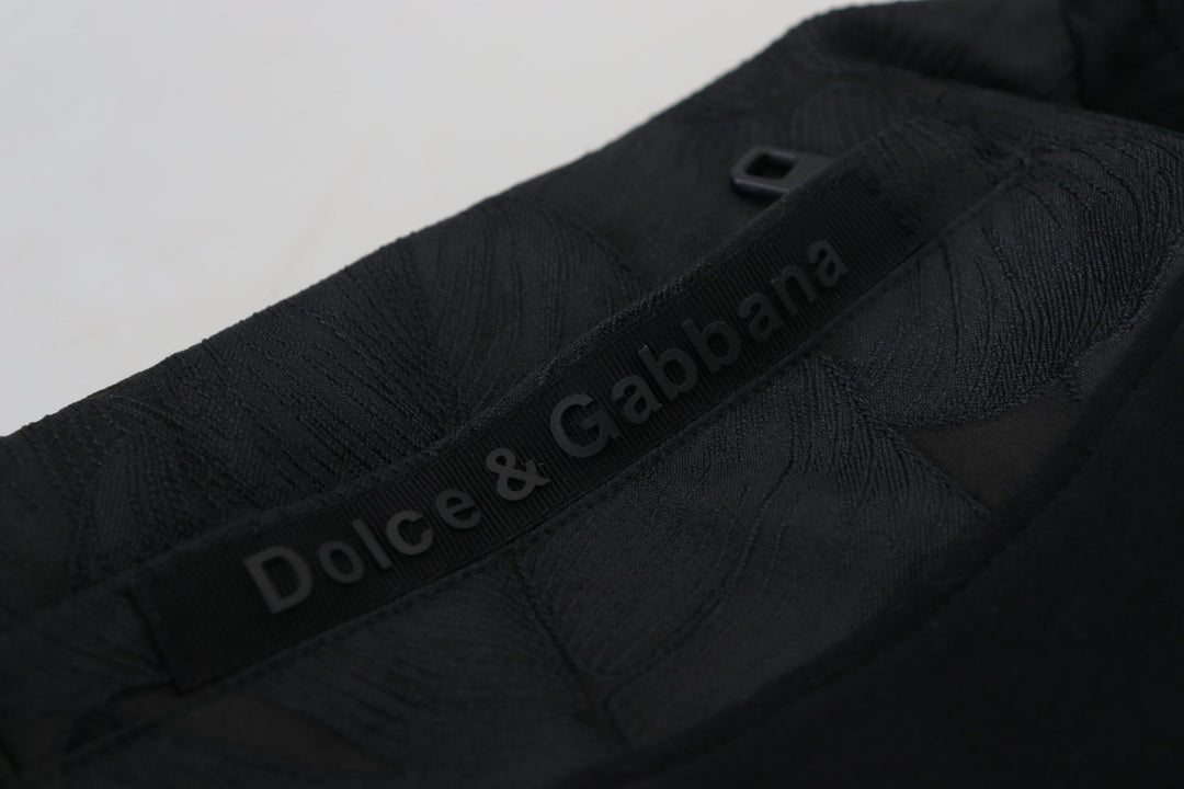 Dolce &amp; Gabbana Black Polyester Skinny Jogger Men Pants by Dolce &amp; Gabbana outlet now on sale