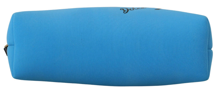 Dolce & Gabbana - Dolce & Gabbana Elegant Blue Polyamide Pouch Bag - BAG1076 - Ask Me Wear