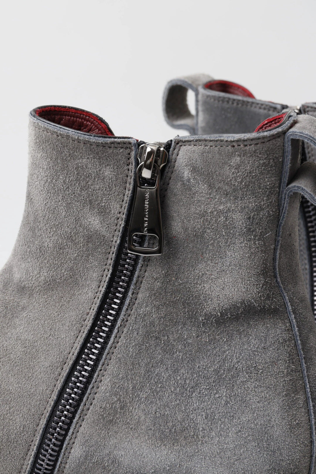 Dolce &amp; Gabbana Gray Leather Men Ankle Boots Shoes by Dolce &amp; Gabbana outlet now on sale