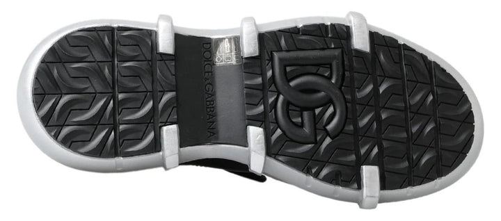 Dolce &amp; Gabbana Black Nylon Galileo High Top Sneakers Shoes by Dolce &amp; Gabbana outlet now on sale