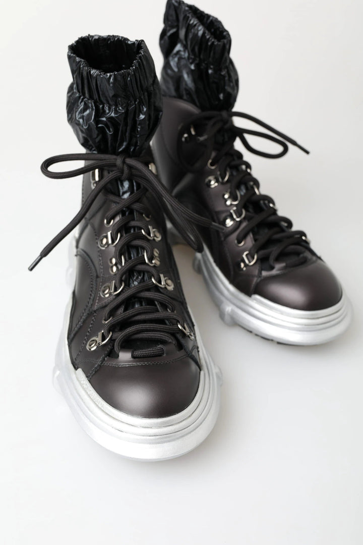 Dolce &amp; Gabbana Black Nylon Galileo High Top Sneakers Shoes by Dolce &amp; Gabbana outlet now on sale