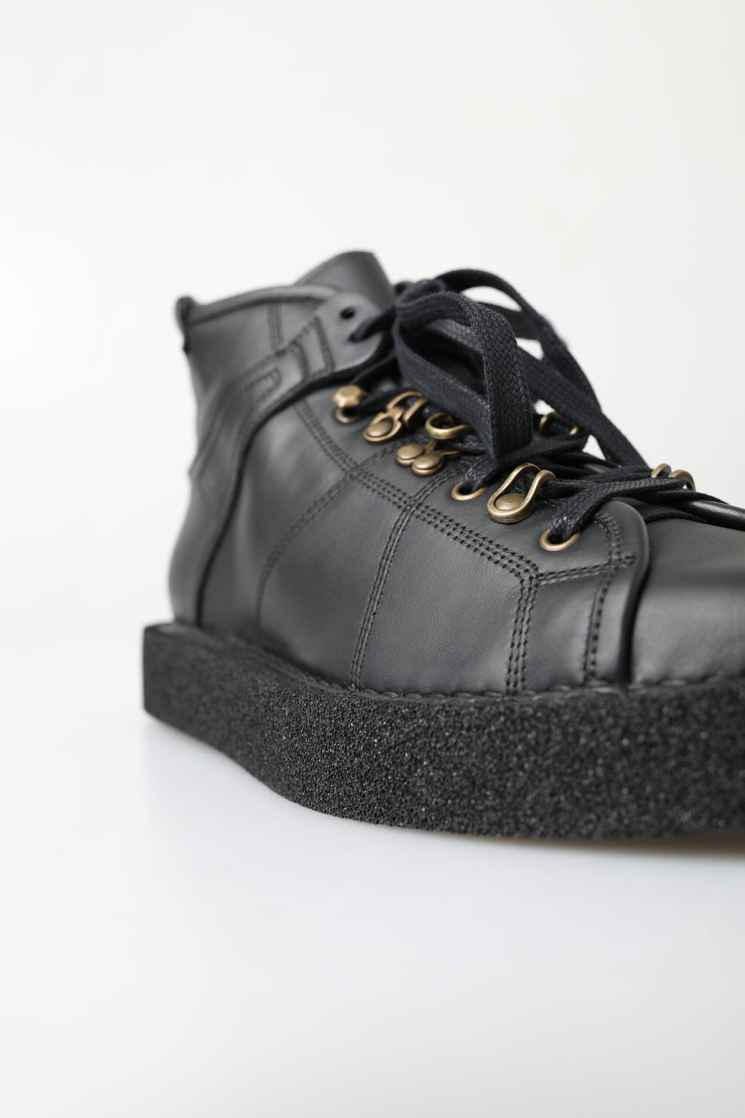 Dolce &amp; Gabbana Sample Sale Dolce &amp; Gabbana Black Leather Slip on Stretch Boots - | Designer outlet