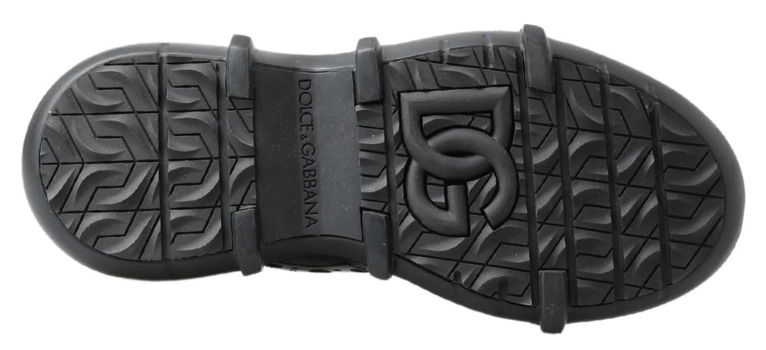 Dolce &amp; Gabbana Sample Sale Dolce &amp; Gabbana Black Leather Ankle Casual Boots - | Designer outlet
