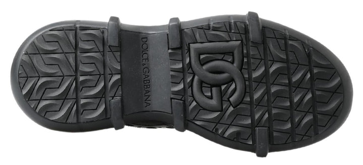 Dolce &amp; Gabbana Sample Sale Dolce &amp; Gabbana Black Leather Ankle Casual Boots - | Designer outlet