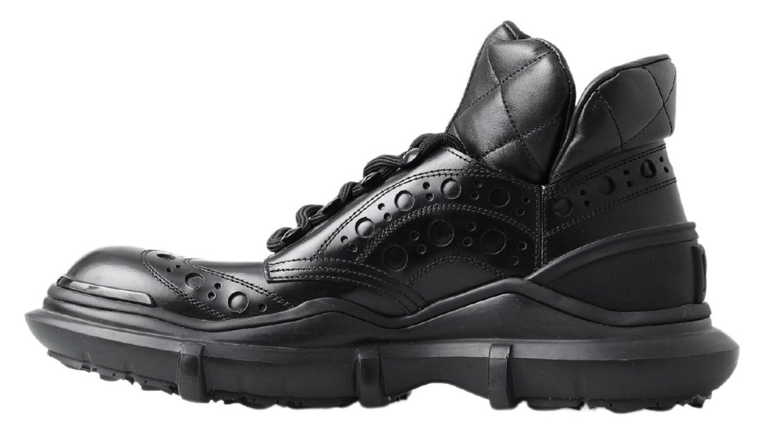 Dolce &amp; Gabbana Sample Sale Dolce &amp; Gabbana Black Leather Ankle Casual Boots - | Designer outlet