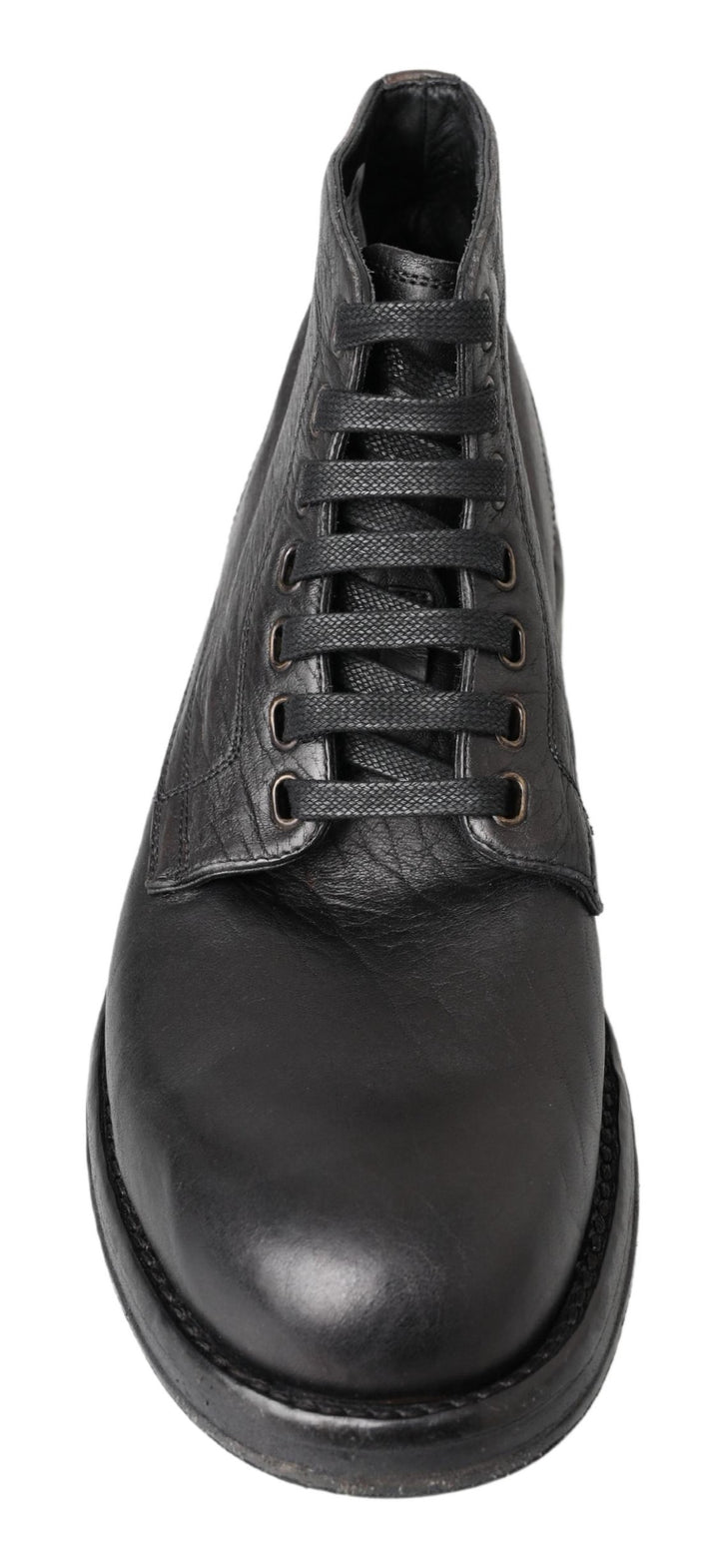 Dolce &amp; Gabbana Sample Sale Dolce &amp; Gabbana Black Horse Leather Perugino Boots - | Designer outlet