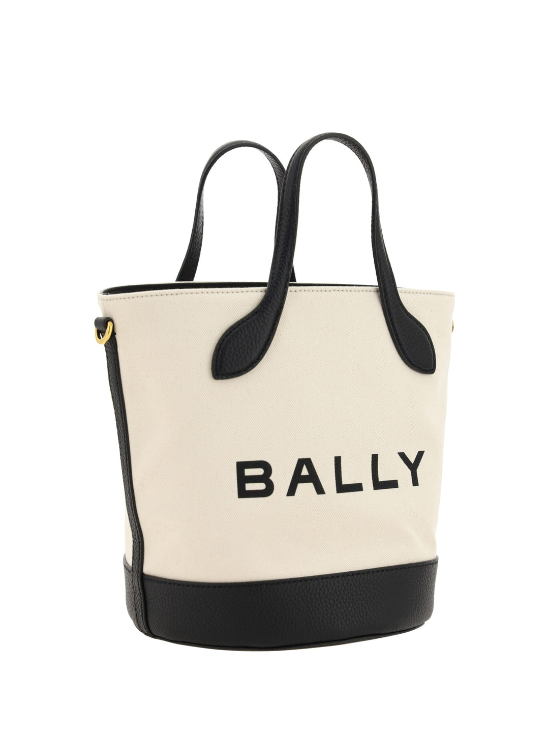 Bally - Bally Elegant Monogram Bucket Bag in Black & White - 7617659963681 - Ask Me Wear