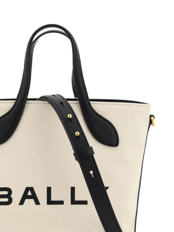 Bally - Bally Elegant Monogram Bucket Bag in Black & White - 7617659963681 - Ask Me Wear