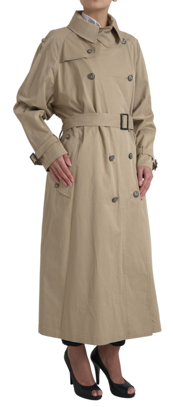 Dolce & Gabbana - Dolce & Gabbana Elegant Double Breasted Trench Coat - JKT3323 - 46 - Ask Me Wear