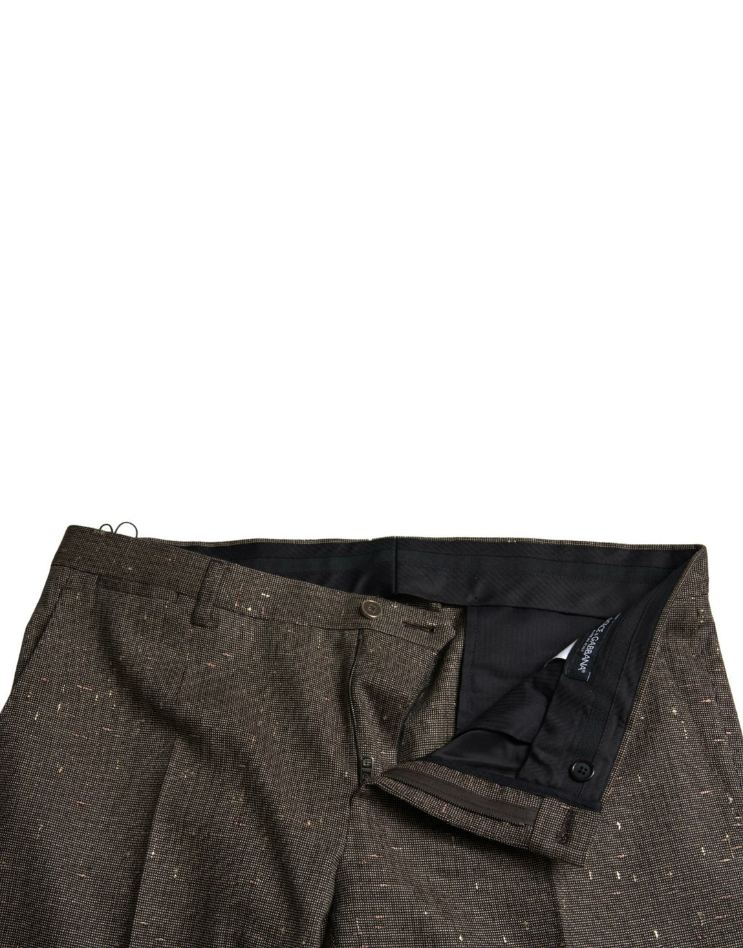 Dolce &amp; Gabbana Brown Wool Dress Skinny Men Trouser Pants by Dolce &amp; Gabbana outlet now on sale