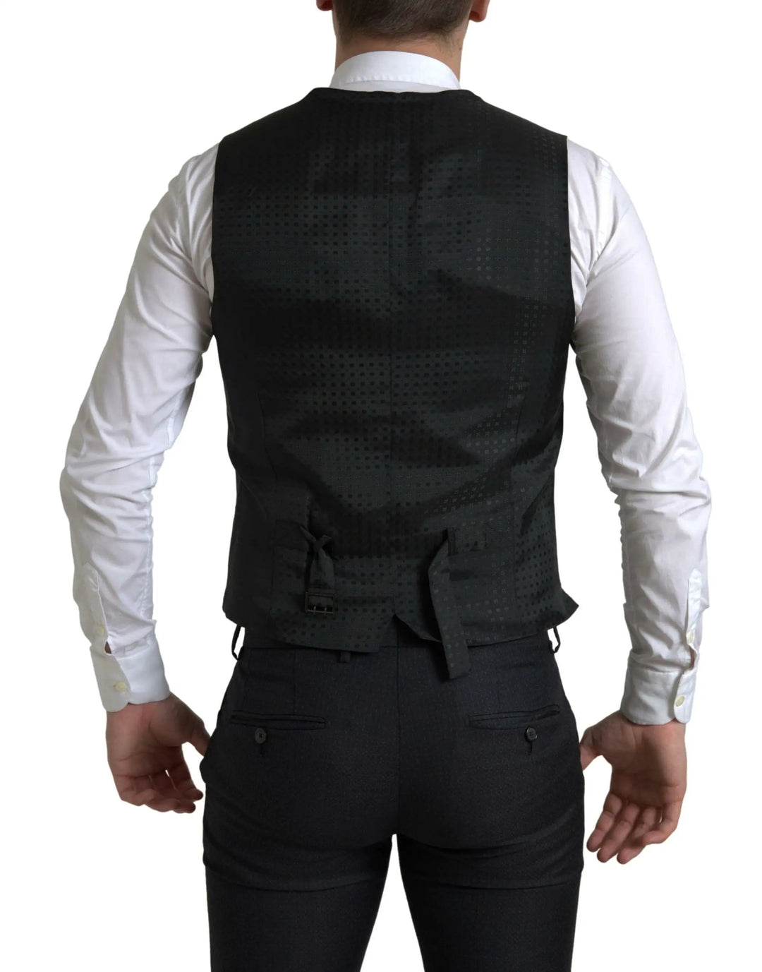 Dolce &amp; Gabbana Black 3 Piece Single Breasted MARTINI Suit