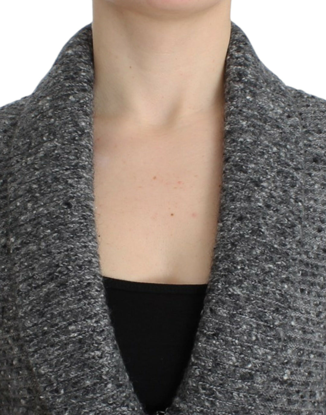 Cavalli Sample Sale Cavalli Gray wool knitted cardigan - | Designer outlet