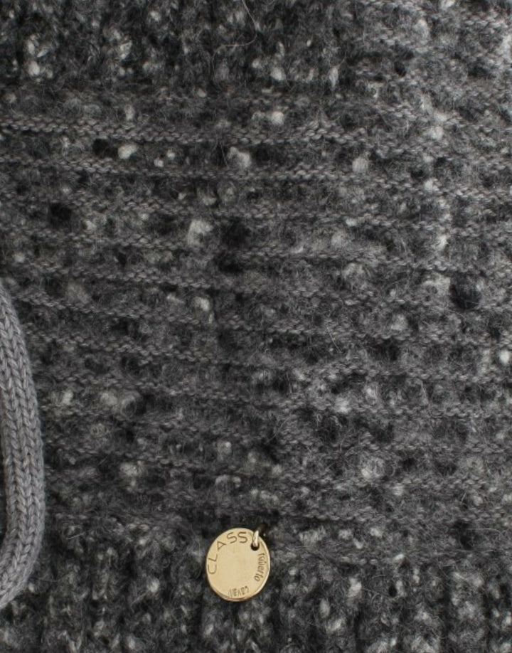 Cavalli Sample Sale Cavalli Gray wool knitted cardigan - | Designer outlet