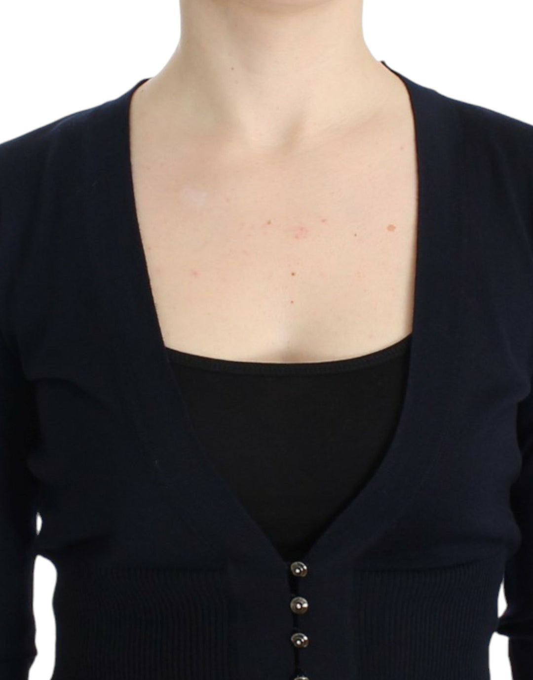 Cavalli Sample Sale Cavalli Black cropped wool cardigan - | Designer outlet