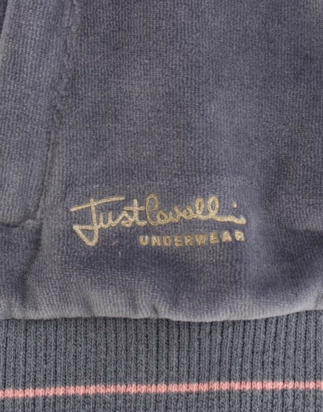 Cavalli Sample Sale Cavalli Blue velvet zipup sweater - | Designer outlet